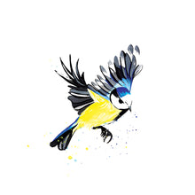Load image into Gallery viewer, Blue Tit Print