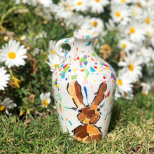 Load image into Gallery viewer, Hand Painted Hedgehog/Hare Vase