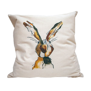 This gorgeous cushion cover captures Mrs. Hare.